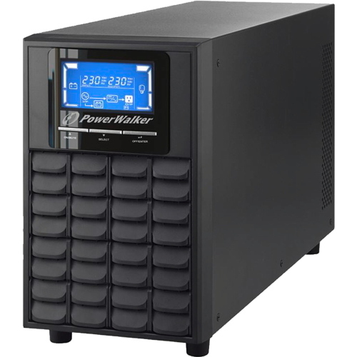 PowerWalker VFI 2000 C LCD 10120178 UPS online tower 2000 VA/1600 W con 4 IEC