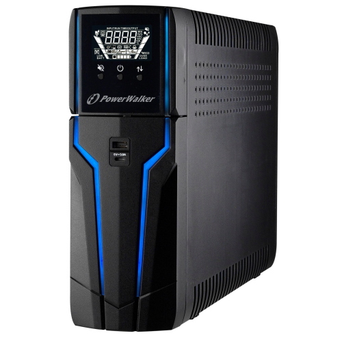 PowerWalker VI 1500 GXB 10121175 UPS gaming 1500 VA/900 W con display Bluetooth e RGB