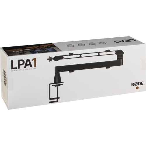 RØDE LPA1 braccio da studio a profilo basso nero portata 2 kg e raggio 750 mm
