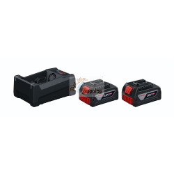 Bosch Professional 1 600 A00 B8J Starter Set 18 V con 2 batterie GBA 5,0 Ah e GAL 1880 CV