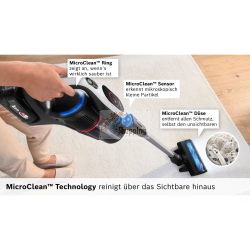 Bosch Unlimited 9 BKS931BA aspirapolvere senza fili 18 V con MicroClean