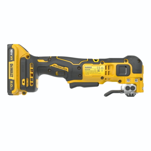 DeWalt DCS358D2-QW utensile multifunzione oscillante 18 V XR con 2 batterie da 2 Ah