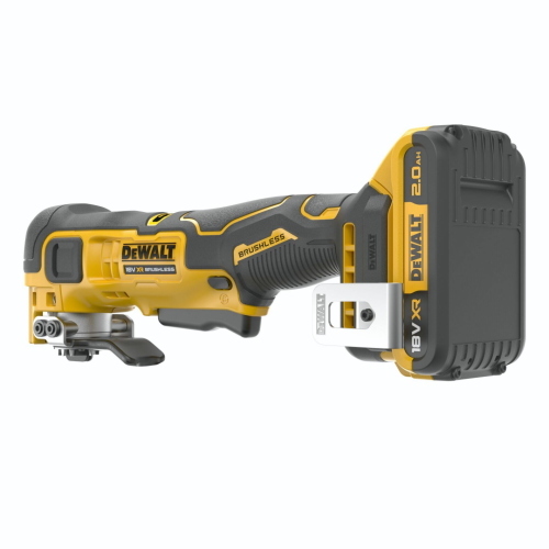 DeWalt DCS358D2-QW utensile multifunzione oscillante 18 V XR con 2 batterie da 2 Ah