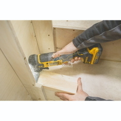 DeWalt DCS359S2-QW utensile multifunzione oscillante 18 V XR con 2 Powerstack da 3,5 Ah