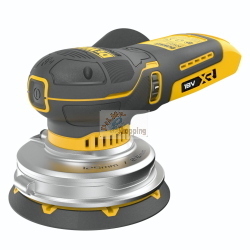 DeWalt DCW211P2-QW levigatrice roto-orbitale 125 mm XR 18 V con 2 batterie da 5 Ah