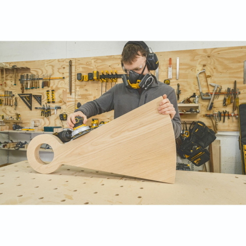DeWalt DCW211P2-QW levigatrice roto-orbitale 125 mm XR 18 V con 2 batterie da 5 Ah