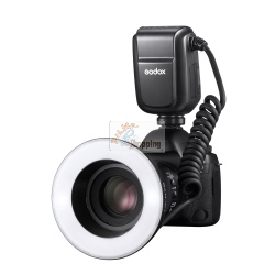 Godox MF-R76C flash anulare macro TTL per Canon da 76 Ws con HSS e kit anelli 49–77 mm