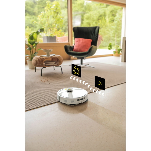 Kärcher RVM 4 Comfort 1.269-130.0 robot aspirapolvere e lavapavimenti con stazione multifunzione