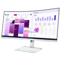 Lenovo L34W-4C F263403L0 monitor curvo 34 pollici UWQHD 120 Hz