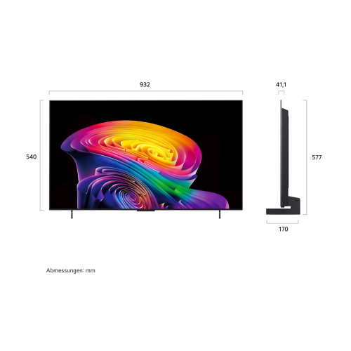 LG OLED42C68LA.AEU TV OLED evo AI C6 42 pollici 4K fino a 165 Hz