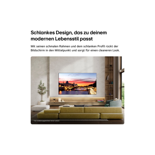 LG OLED42C68LA.AEU TV OLED evo AI C6 42 pollici 4K fino a 165 Hz