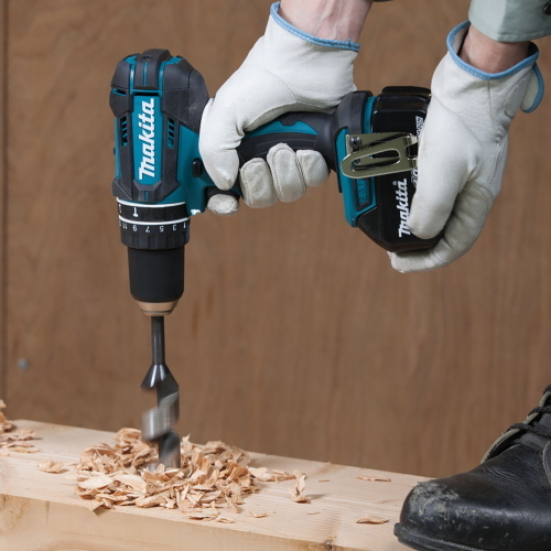 Makita DHP482RFWJ trapano avvitatore a percussione 18 V 62 Nm con 2 batterie 3,0 Ah
