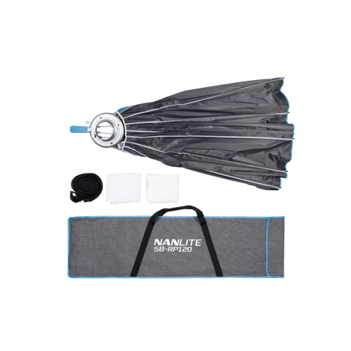 Nanlite SB-RP120 softbox parabolico Rapid 120 cm con attacco Bowens e griglia