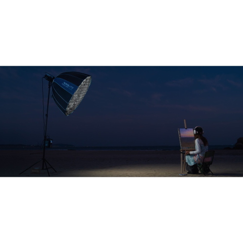Nanlite SB-RP120 softbox parabolico Rapid 120 cm con attacco Bowens e griglia