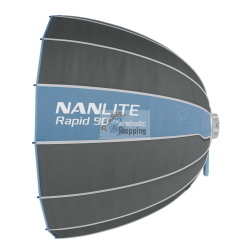 Nanlite SB-RP90 softbox parabolico Rapid 90 cm con attacco Bowens e griglia