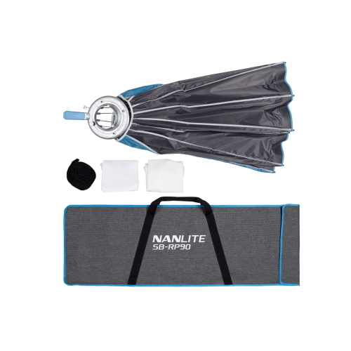 Nanlite SB-RP90 softbox parabolico Rapid 90 cm con attacco Bowens e griglia