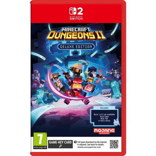 Minecraft Dungeons II Deluxe Edition per Nintendo Switch 2, Game-Key Card PEGI 7