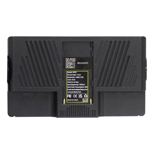 Portkeys HD7H monitor video da campo 7 pollici 1000 nit con ingresso HDMI 4K
