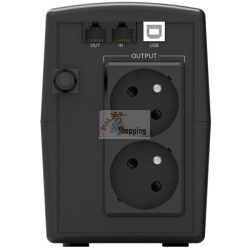 PowerWalker Basic VI 600 STL FR 10121078 UPS line-interactive 600 VA con display LCD