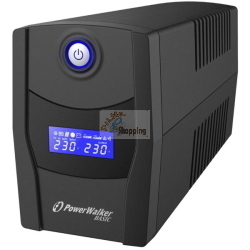 PowerWalker Basic VI 800 STL FR 10121079 UPS line-interactive 800 VA con display LCD