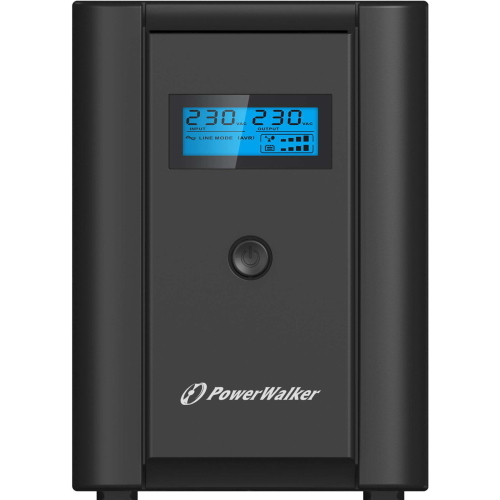 PowerWalker VI 2200 SHL 10120098 UPS line-interactive 2200 VA/1200 W con Schuko e IEC