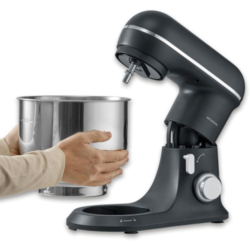 Severin KM 3899 impastatrice planetaria 1200 W con ciotola inox da 5,3 litri