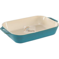 Staub Ceramique 40508-172-0 set 3 pirofile rettangolari turchese antico