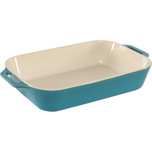 Staub Ceramique 40508-172-0 set 3 pirofile rettangolari turchese antico