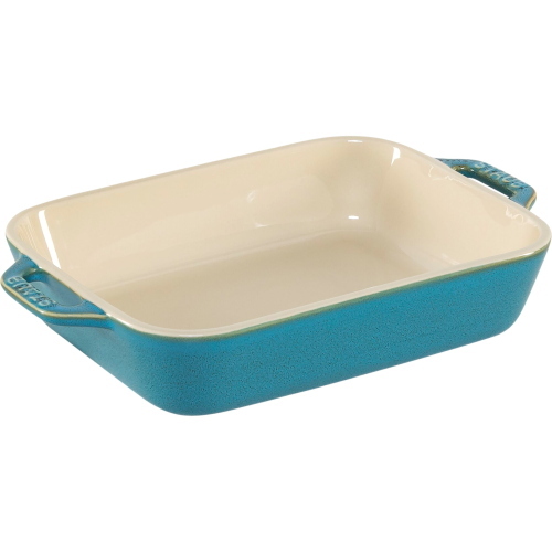 Staub Ceramique 40508-172-0 set 3 pirofile rettangolari turchese antico