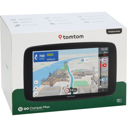 TomTom GO Camper Max 1YD7.002.31 navigatore 7 pollici Premium Pack