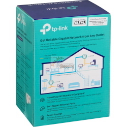 TP-Link TL-PA7027P KIT powerline AV1000 2 adattatori con 2 porte Gigabit ciascuno