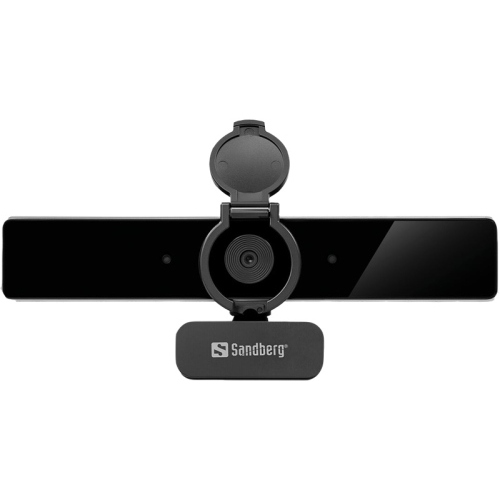 Sandberg 134-45 USB-C/A Webcam Pro Remote 4K con telecomando e microfoni