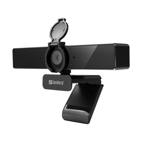 Sandberg 134-45 USB-C/A Webcam Pro Remote 4K con telecomando e microfoni