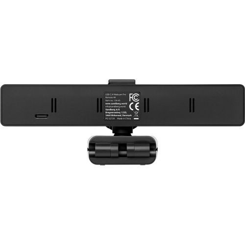 Sandberg 134-45 USB-C/A Webcam Pro Remote 4K con telecomando e microfoni