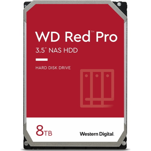 Western Digital WD Red Pro WD8006FFBX hard disk NAS 8 TB CMR 7200 RPM