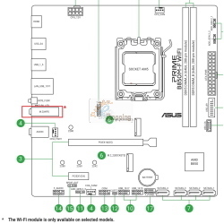 ASUS PRIME B850M-F 90MB1N90-M0EAY0 scheda madre micro-ATX AM5 con DDR5 e PCIe 5.0