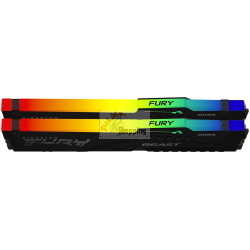 Kingston FURY Beast RGB KF560C30BBEAK2-64 kit RAM DDR5 64 GB 6000 MT/s CL30 nero