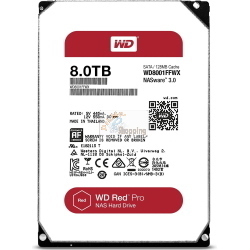 Western Digital WD Red Pro WD8006FFBX hard disk NAS 8 TB CMR 7200 RPM