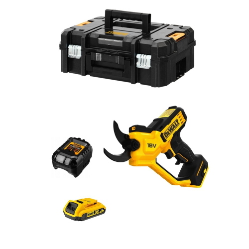 DeWALT DCMPP568D1T cesoia da potatura XR 18 V 38 mm con batteria 2,0 Ah e TSTAK II