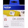 ORIGINALE Brother Etichette Nero su bianco DK-22225 etichetta a lunghezza continua, 38mm x 30,48m mod.  DK-22225  EAN 4977766667548