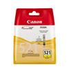ORIGINALE Canon Cartuccia d'inchiostro giallo CLI-521y 2936B001 ~500 Pagine 9ml mod.  CLI-521y 2936B001 EAN 4960999577531