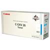ORIGINALE Canon toner ciano C-EXV26c 1659B006 ~6000 Pagine mod.  C-EXV26c 1659B006 EAN 4960999977621