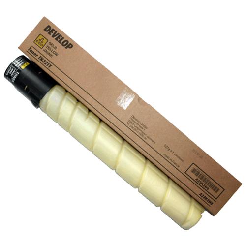 ORIGINALE Develop toner giallo A33K2D0 TN-321y ~25000 Pagine mod.  A33K2D0 TN-321y EAN 2200000019103