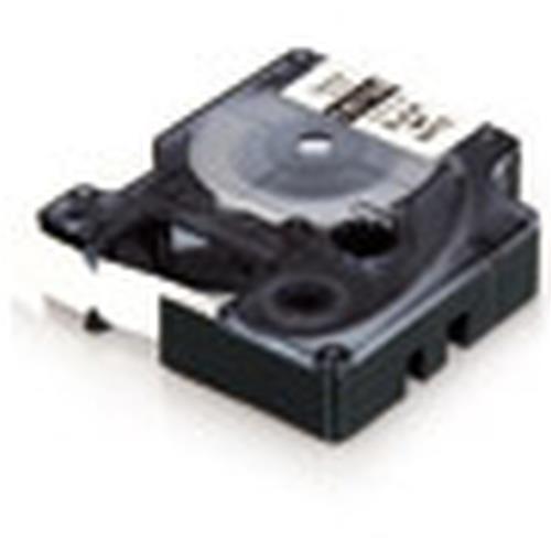 ORIGINALE DYMO Nastro Nero su bianco S0718600 18444 Nastro in vinile, Rhino, IND, 12mm x 5,5m, nero su bianco mod.  S0718600 18444 EAN 071701184443