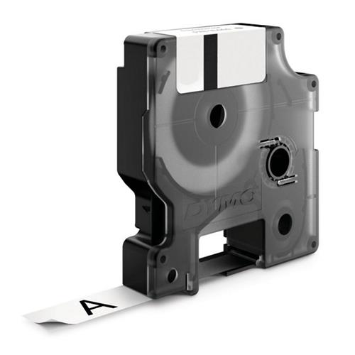 ORIGINALE DYMO Nastro Nero su bianco S0720830 45803 19mm x 7m, Standard-D1-ruolo mod.  S0720830 45803 EAN 5411313452137