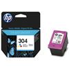 ORIGINALE HP Cartuccia d'inchiostro differenti colori N9K05AE 304 ~100 Pagine mod.  N9K05AE 304 EAN 889894860736